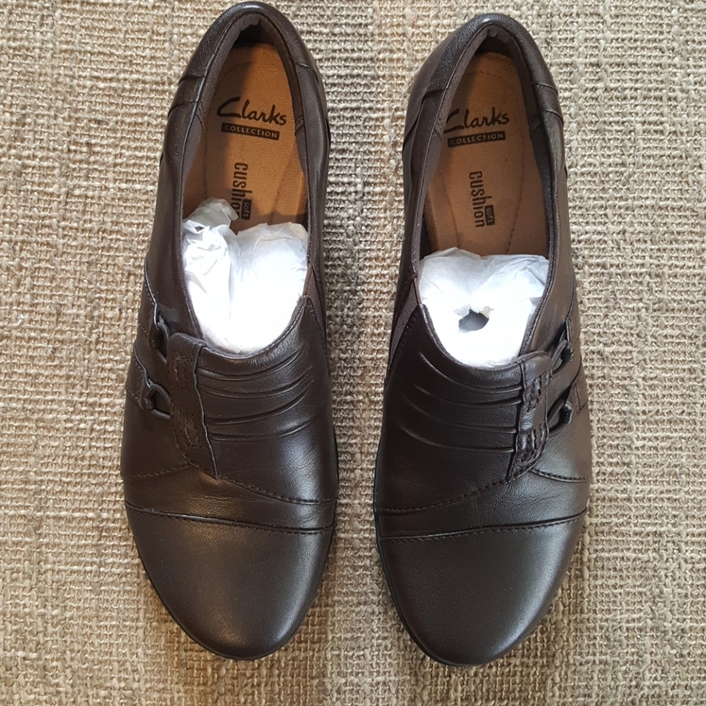 Clarks - Everlay Easley, Dark Brown Leather